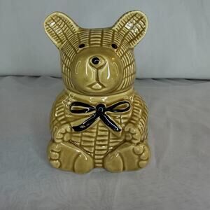 Vintage Teddy Bear Novelty Shaped Marmalade/Jam/Preserve/Honey Pot